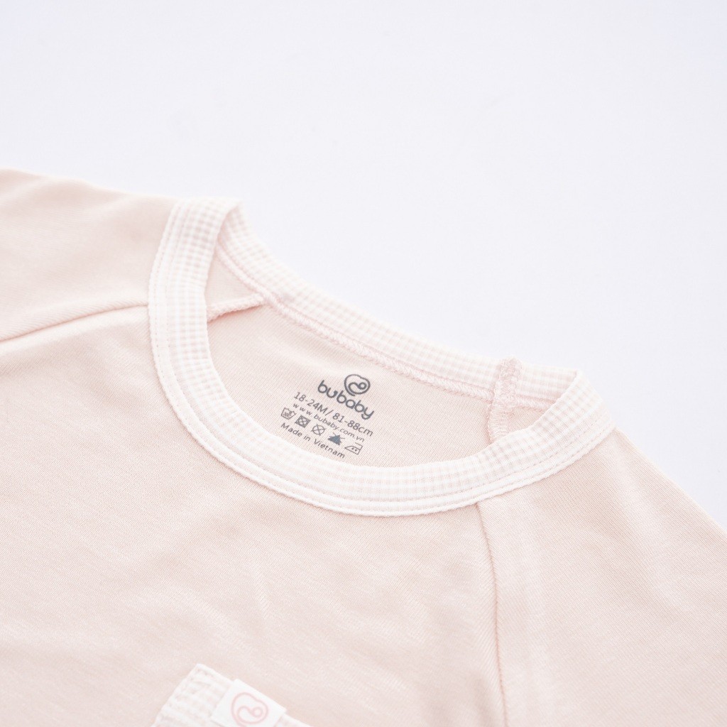 (1Y-5Y) Bộ quần áo ngắn tay cổ tròn BSR130400 Bu Siro - Bu baby bé trai - Bu baby bé gái - Quần áo Bu Baby