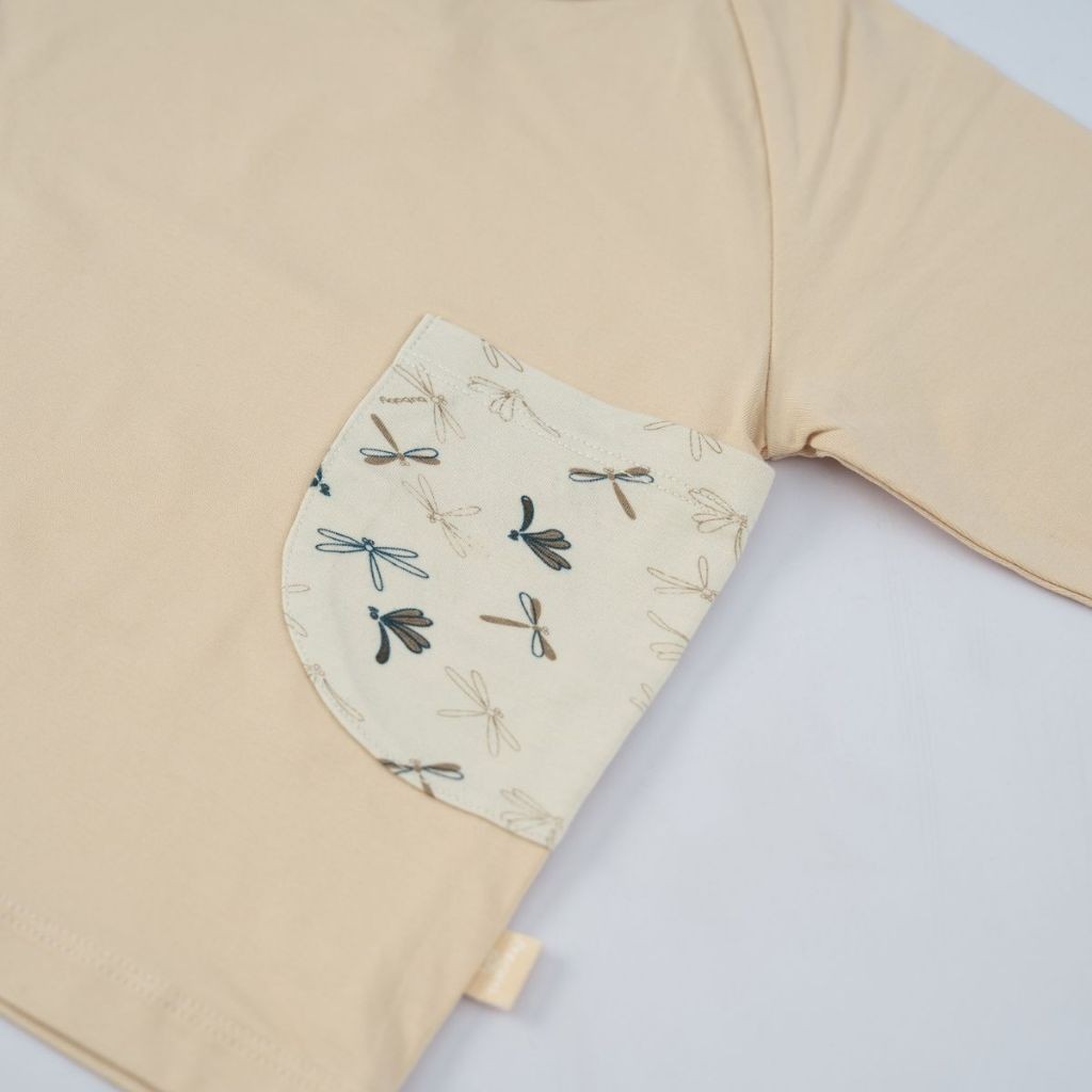 (6M-5Y) Bộ dài tay túi ngực BBC1110TN cài sau cho bé - Bamco - Bubaby bé trai - Bubaby bé gái