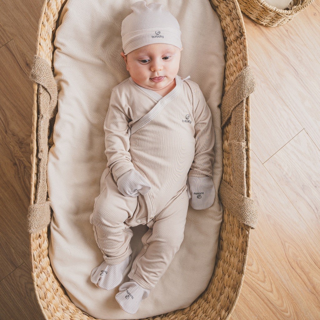 Bộ bao chân, bao tay Siro - Siro ASR400003 - Bubaby sơ sinh - Mũ Bubaby - Bao tay Bubaby