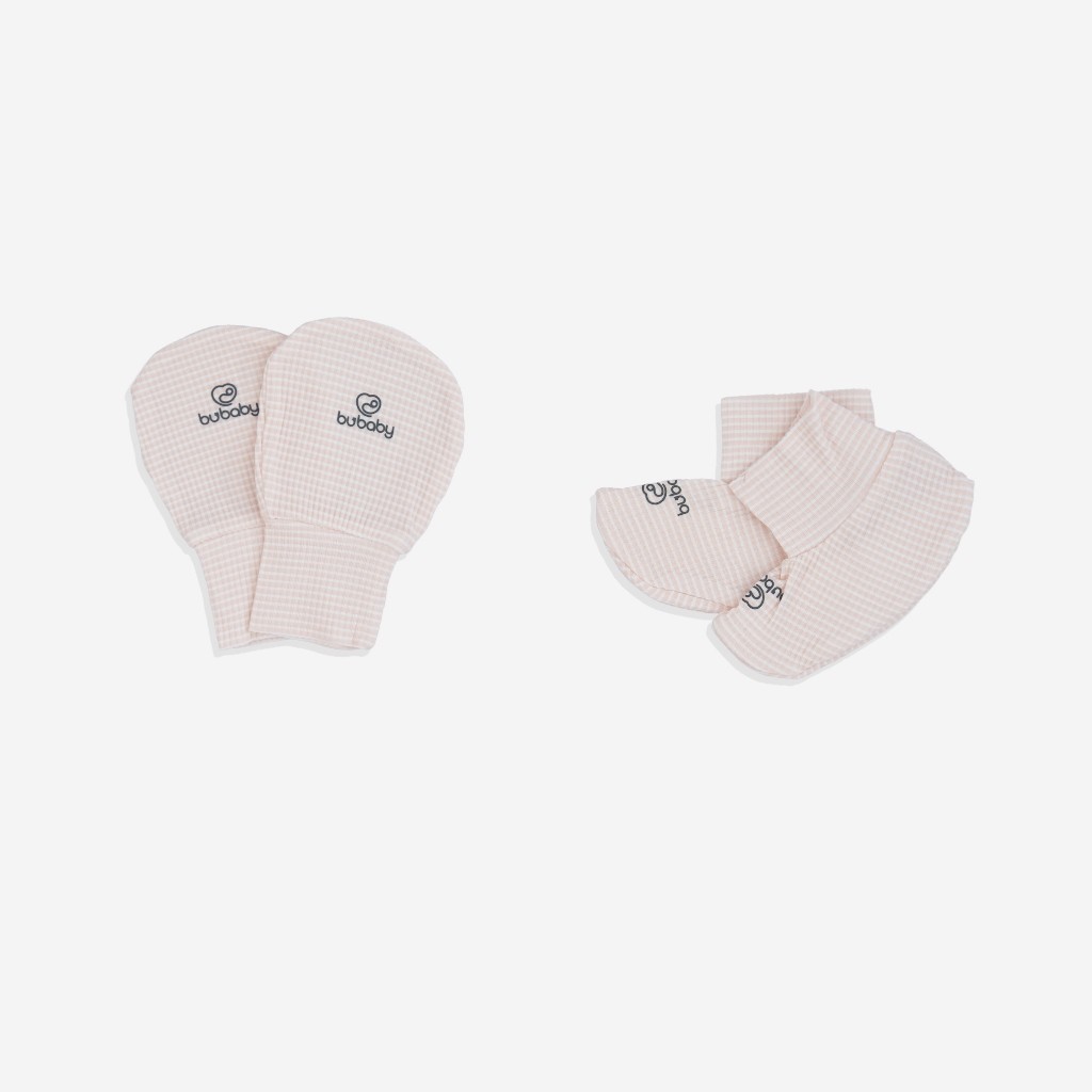 Bộ bao chân, bao tay Siro - Siro ASR400003 - Bubaby sơ sinh - Mũ Bubaby - Bao tay Bubaby