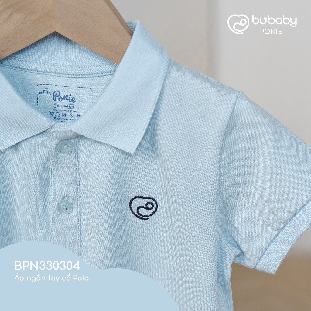 (12M-5Y) Áo ngắn tay cổ Polo BPN330304 cho bé trai, bé gái  - Ponie | Áo BU Baby sơ sinh chính hãng