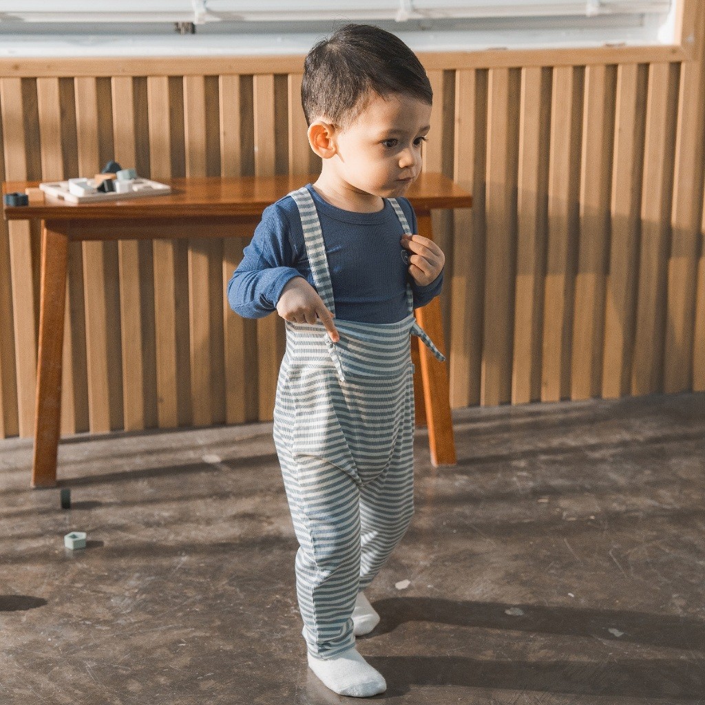 (6M-18M) Quần yếm dài Siro Stripy BSR4100ST -Bu baby bé trai – Bubaby bé gái – Quần áo Bubaby