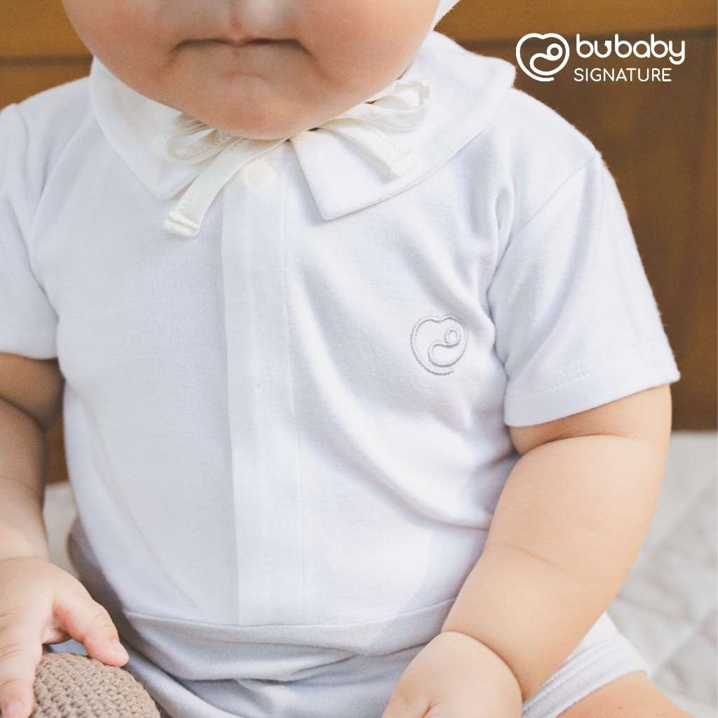(1M-12M) Bộ đồ liền thân cho bé sơ sinh - Bu baby body - Bu baby sơ sinh - Quần áo Bu baby chính hãng