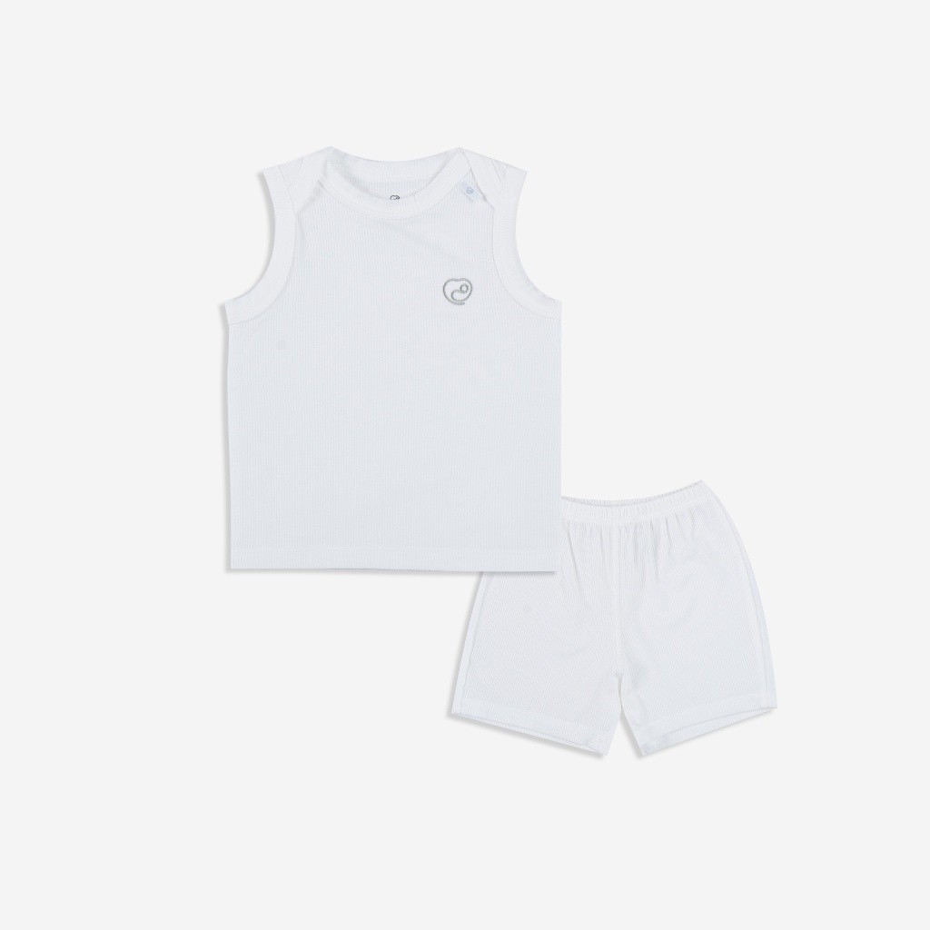 (3M-6M) Bộ sát nách cổ chồm Joyful - BU Siro BSR140500 - Bu baby sơ sinh – Quần áo Bubaby