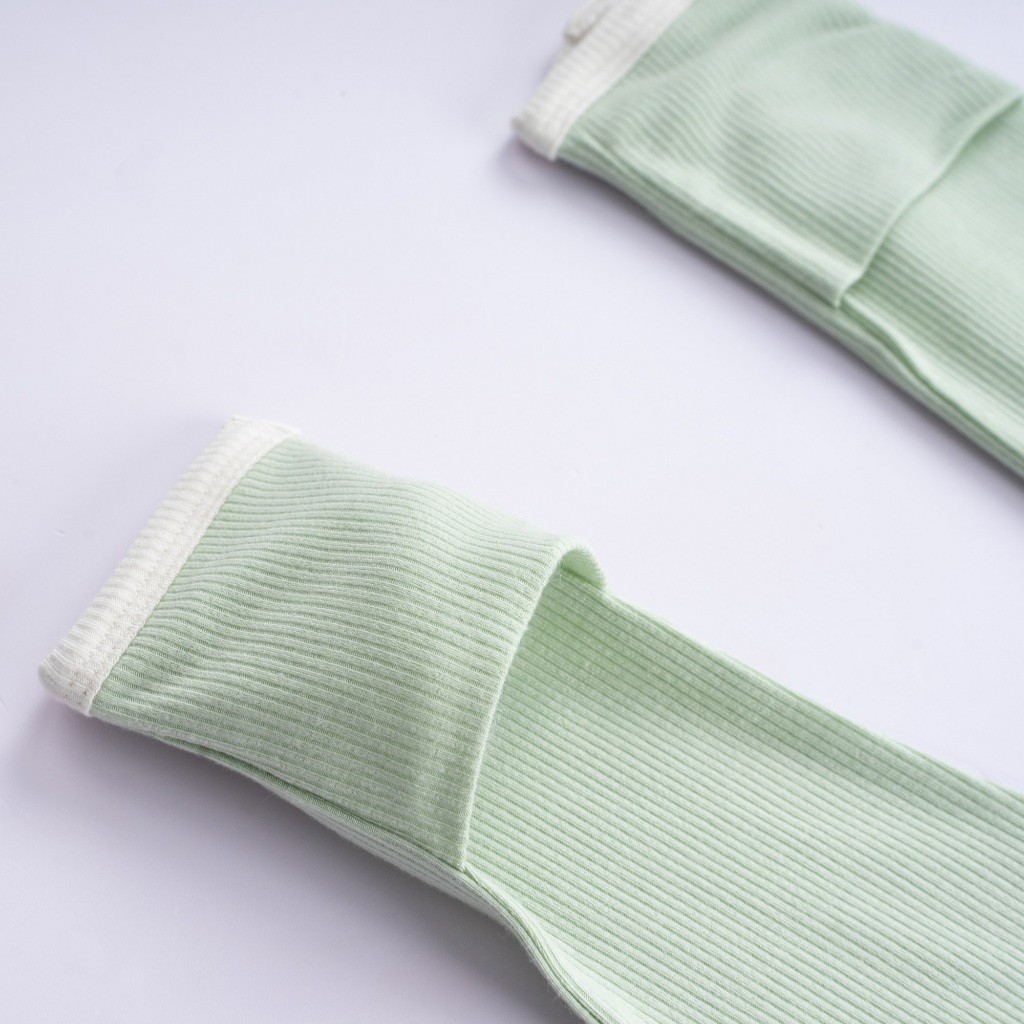 Bodysuit cho bé Sơ Sinh cài cúc giữa chất liệu Siro Cotton mềm mại BSR210801| Quần áo BuBaby chính hãng