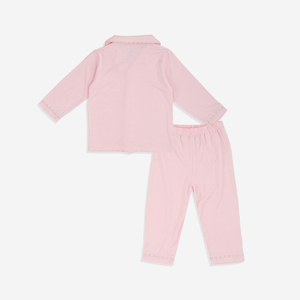 (1Y-5Y) Bộ dài tay cài giữa Pyjamas BBB1102PJ sợi tre Bambus - Quần áo BU Baby - Bubaby bé trai – Bubaby bé gái