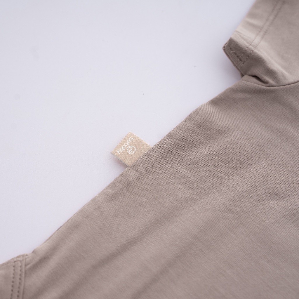 (0-12M) Bodychip ngắn tay cổ chồm Muda cho bé sơ sinh - Bu baby sơ sinh - Quần áo Bu Baby BSR230500 BBC2305MD