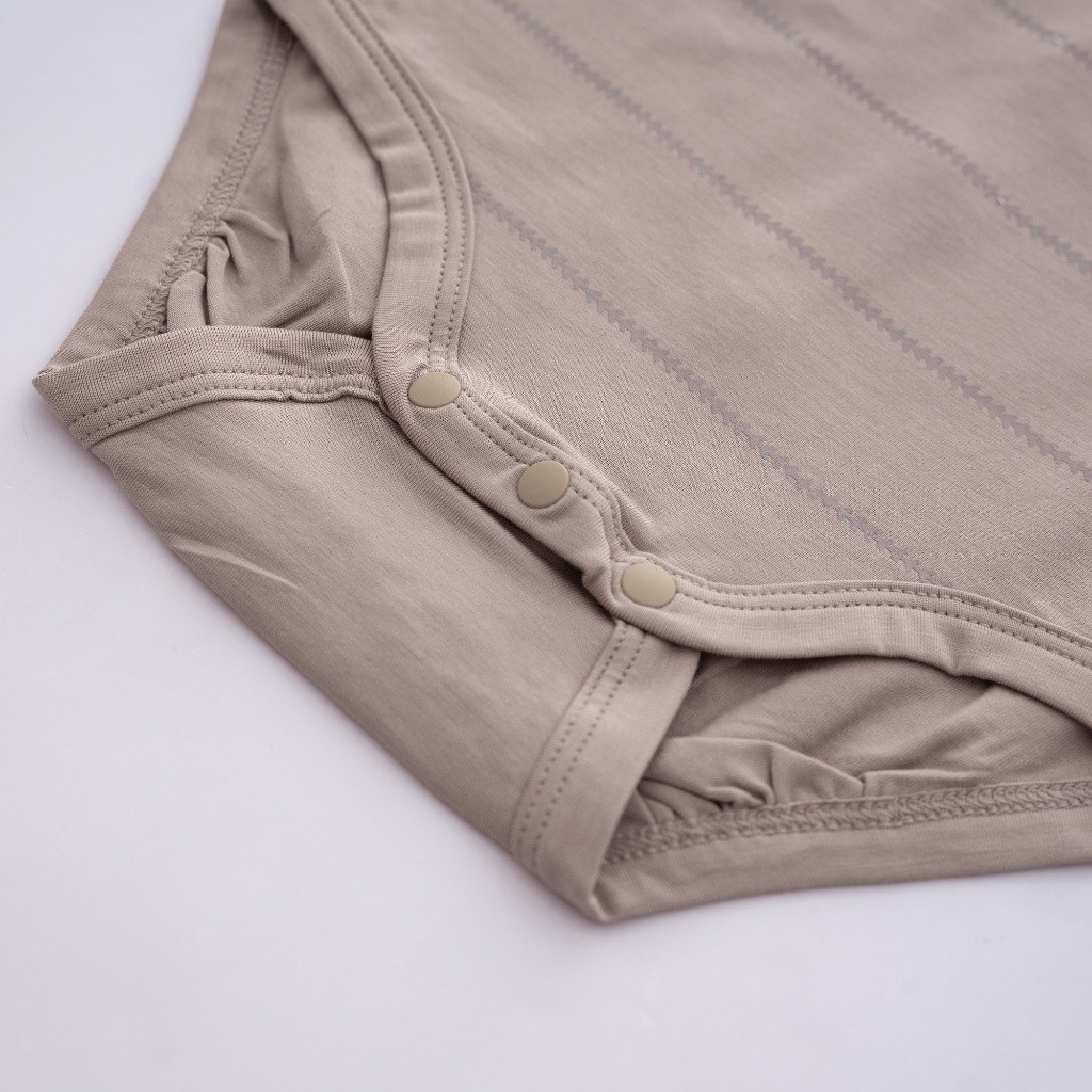 (0-12M) Bodychip ngắn tay cổ chồm Muda cho bé sơ sinh - Bu baby sơ sinh - Quần áo Bu Baby BSR230500 BBC2305MD