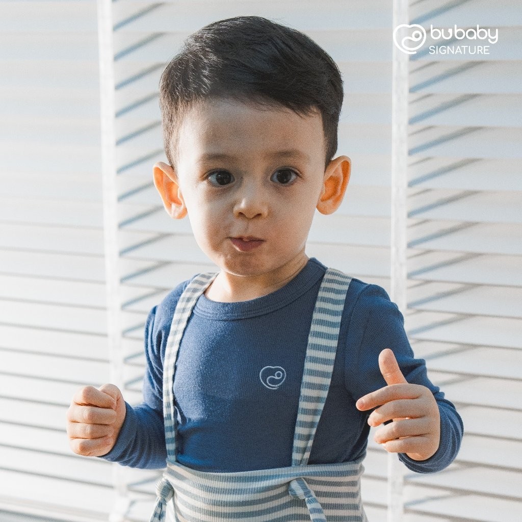 (6M - 5Y) Set 2 Áo giữ nhiệt dài tay cổ tròn BMD3104S2 - Bu baby bé trai - Bu baby bé gái - Áo giữ nhiệt cho bé