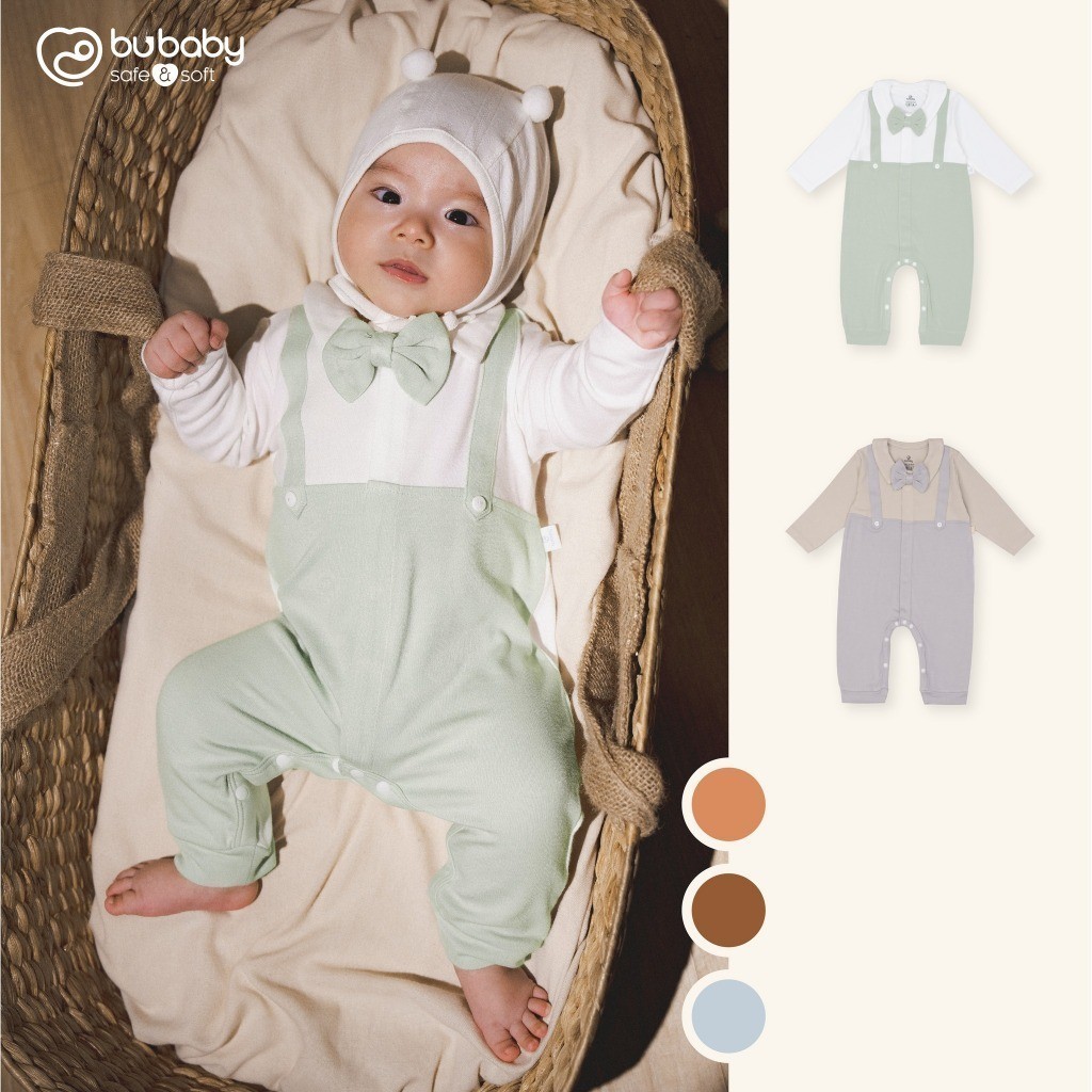 (1-12M) Body dài tay cho bé sơ sinh Bubaby - Tổng hợp body dài tay cho bé - Bubaby sơ sinh –  Bubaby chính hãng