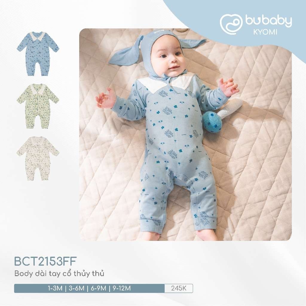 (1-12M) Body dài tay cho bé sơ sinh Bubaby - Tổng hợp body dài tay cho bé - Bubaby sơ sinh –  Bubaby chính hãng