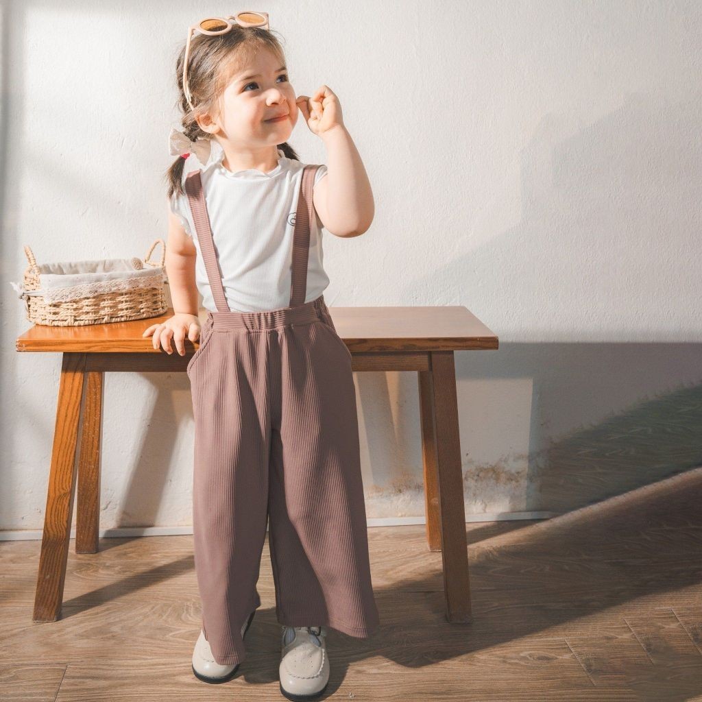 (1Y-5Y) Quần dài ống rộng cho bé BCT416800 Bubaby bé trai – Bubaby bé gái – Quần áo Bubaby