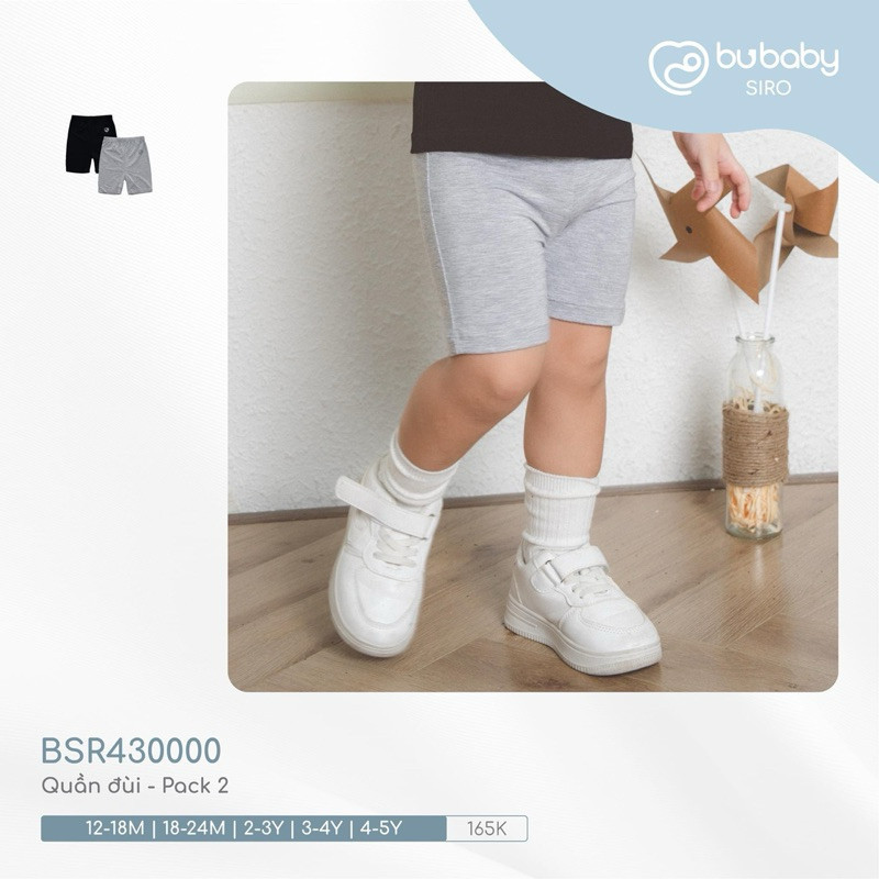 (1M-5Y) Combo 2 quần legging đùi BSR430002 BSR430003 - Bu baby Siro - Bu baby bé trai - Bu baby bé gái Quần áo Bu baby B
