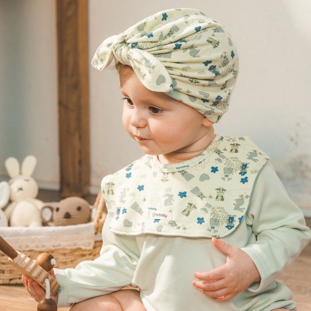 (Freesize) Yếm cài sau cho bé  - Bubaby