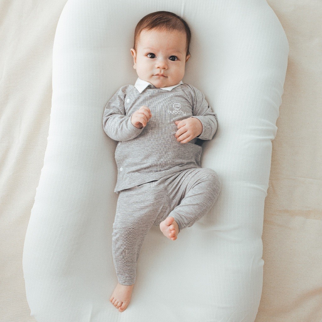 Set quà tặng cao cấp dành cho bé 100% sợi tự nhiên - Kèm hộp quà tặng bubaby - Set quà sơ sinh Bubaby - Gift Set Bubaby