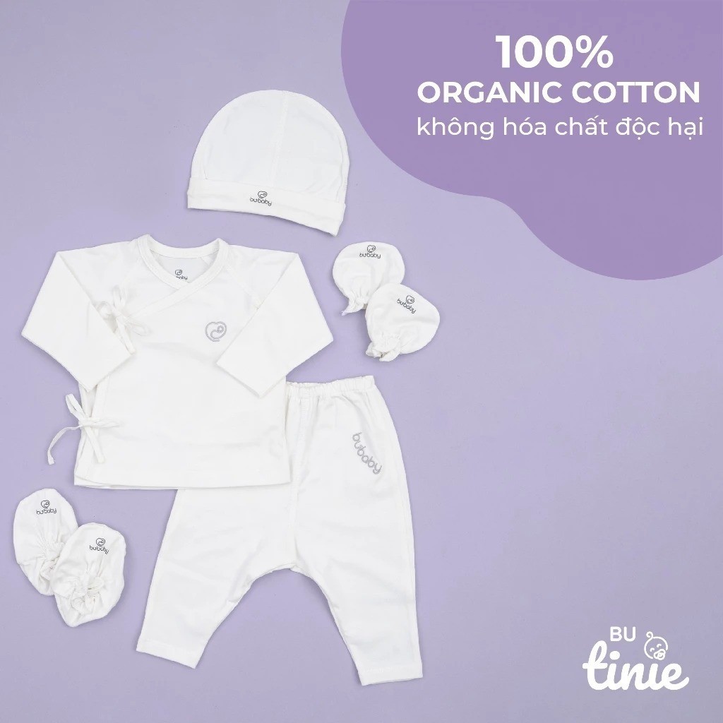 BU Baby (2kg - 2.7kg) Set đồ cho bé sinh non bé nhẹ cân Bambus - Tiny Hope | Quần áo chính hãng