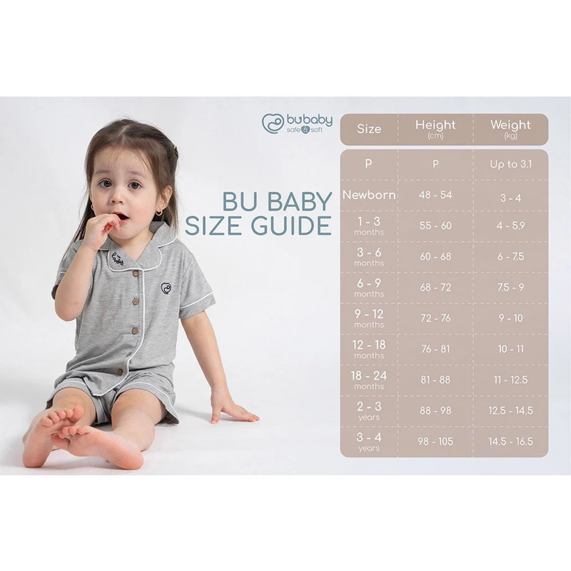(0M-12M) Body dài tay cài giữa - Bambus BBB210205