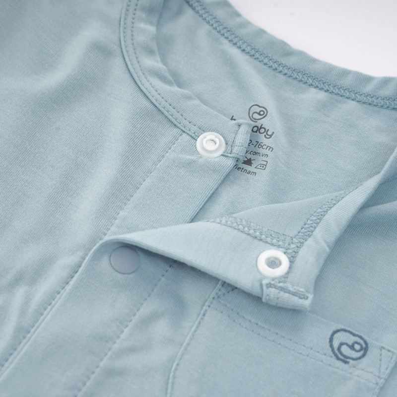 (0M-12M) Body dài tay cài giữa - Bambus BBB210205