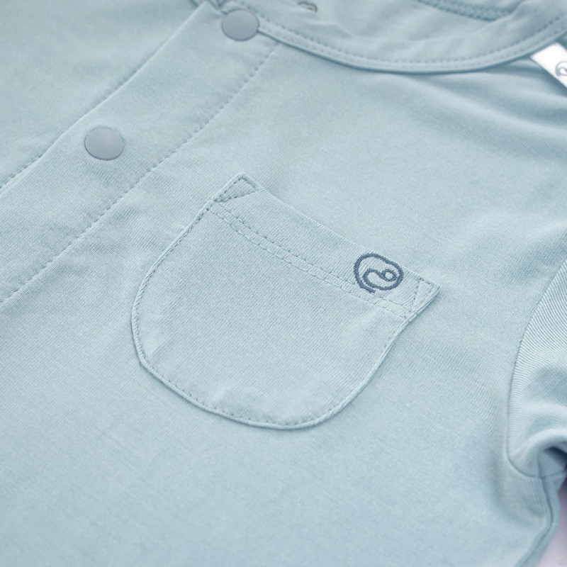 (0M-12M) Body dài tay cài giữa - Bambus BBB210205