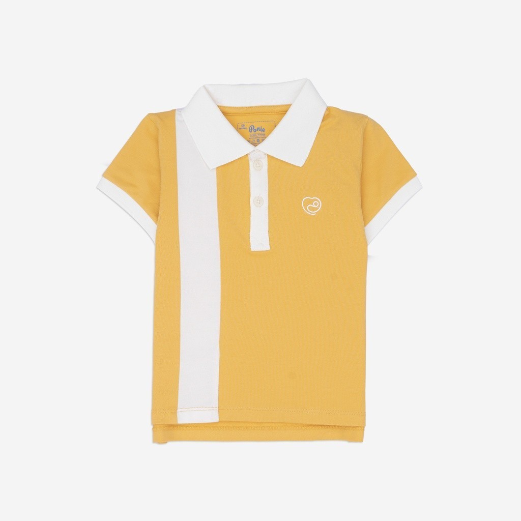 (6-9M) Áo Polo Cộc Tay, Dài tay BPN330301 cho bé trai, bé gái chất liệu Sợi Tre Cotton cao cấp BU Baby | Chính hãng