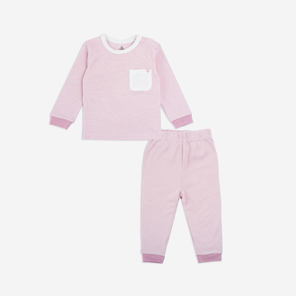 (12M-4Y) Bộ dài tay cài vai BuBaby cho bé chất liệu sợi tre cotton - Bamco BBC110104 | Quần áo chính hãng