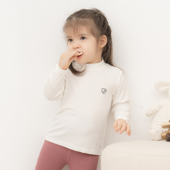 (12M-4Y) Áo dài tay cao cổ BU Baby cho bé chất liệu sợi gỗ sồi - Molist BMD310902 | Quần áo Bubaby chính hãng