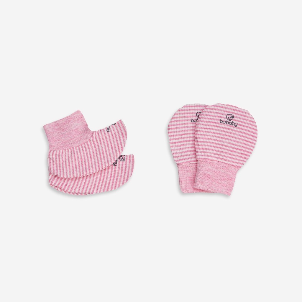 Tổng hợp các set Bao Tay Bu baby Bao Chân BU baby sợi tre mềm mướt | Phụ kiện BU baby chính hãng