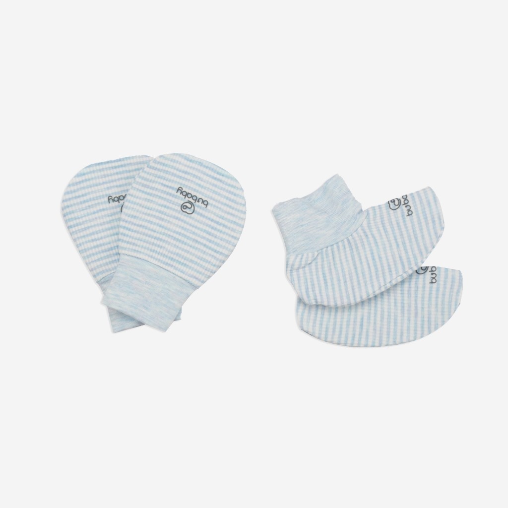Tổng hợp các set Bao Tay Bu baby Bao Chân BU baby sợi tre mềm mướt | Phụ kiện BU baby chính hãng