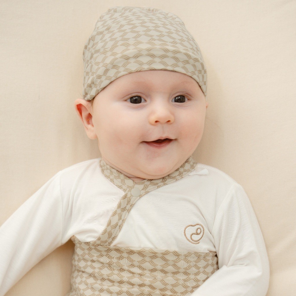 Mũ sơ sinh cho bé - Mũ tròn ASR19S300 ABB192200 ASR192200 ABB1922NS - Bu baby sơ sinh - Mũ sơ sinh BuBaby