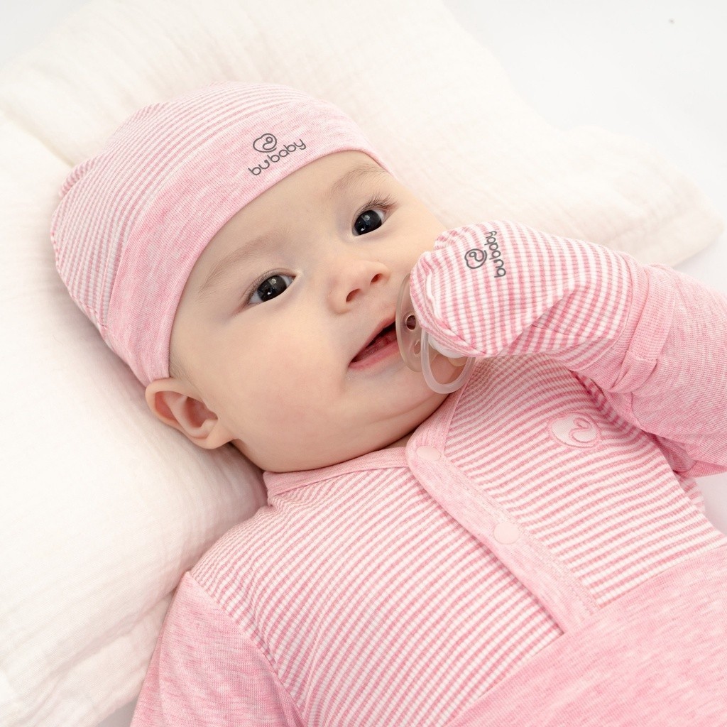 Mũ sơ sinh cho bé - Mũ tròn ASR19S300 ABB192200 ASR192200 ABB1922NS - Bu baby sơ sinh - Mũ sơ sinh BuBaby