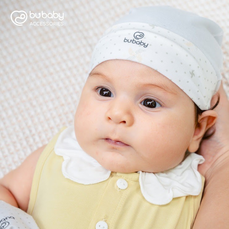 Mũ sơ sinh cho bé - Mũ tròn ASR19S300 ABB192200 ASR192200 ABB1922NS - Bu baby sơ sinh - Mũ sơ sinh BuBaby