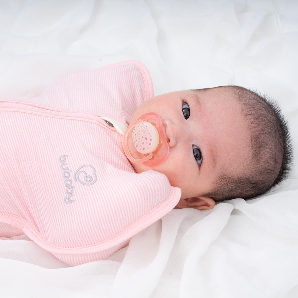 (0M-9M) Túi ngủ cho bé ABB451100 ABB451103 - chất sợi tre khoá kéo 2 chiều BUbaby - Túi ngủ BUbaby chính hãng