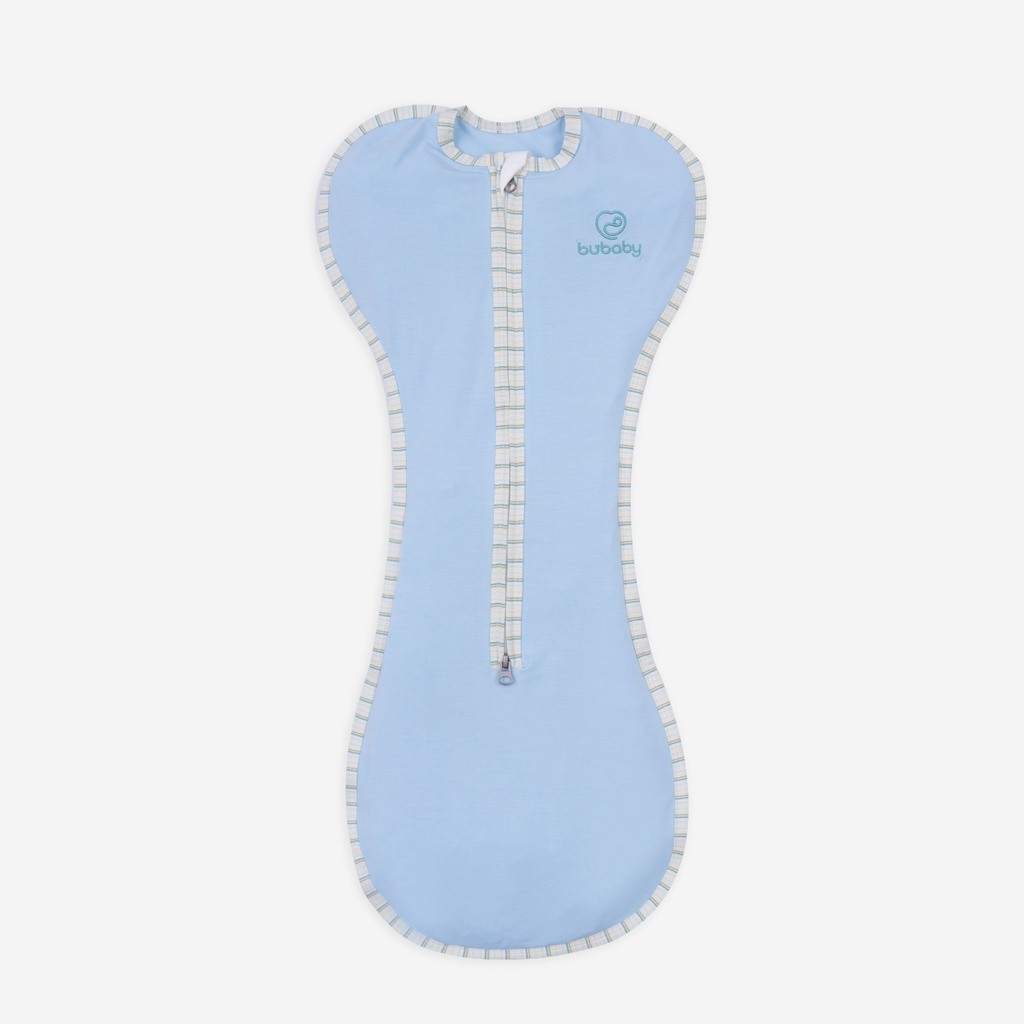 (0M-9M) Túi ngủ cho bé ABB451100 ABB451103 - chất sợi tre khoá kéo 2 chiều BUbaby - Túi ngủ BUbaby chính hãng