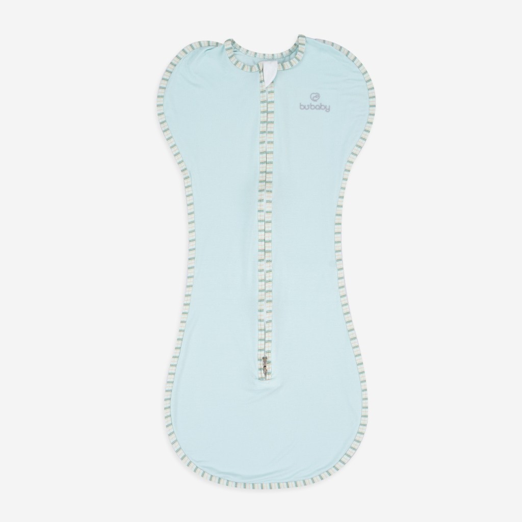 (0M-9M) Túi ngủ cho bé ABB451100 ABB451103 - chất sợi tre khoá kéo 2 chiều BUbaby - Túi ngủ BUbaby chính hãng