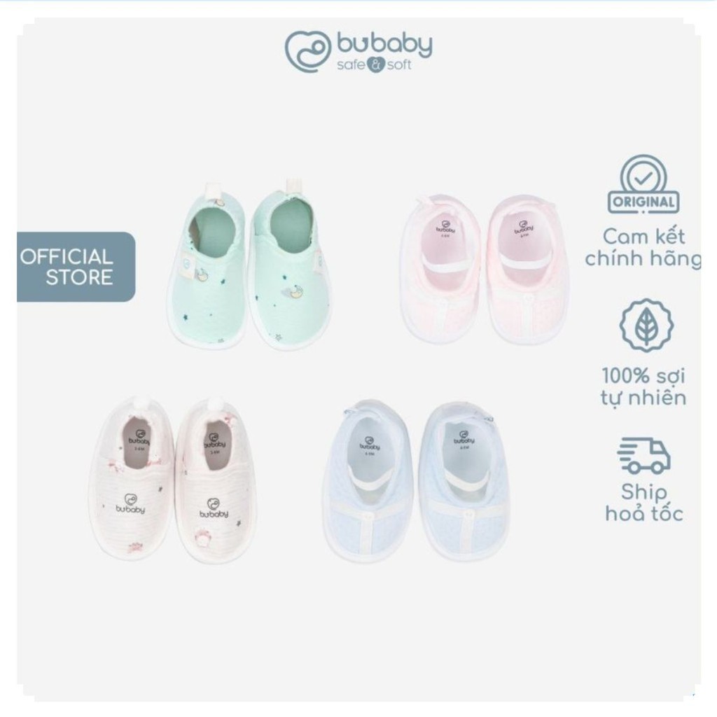 BuBaby Tổng hợp giày vải sơ sinh mêm mại, êm chân chính hãng Bu Baby