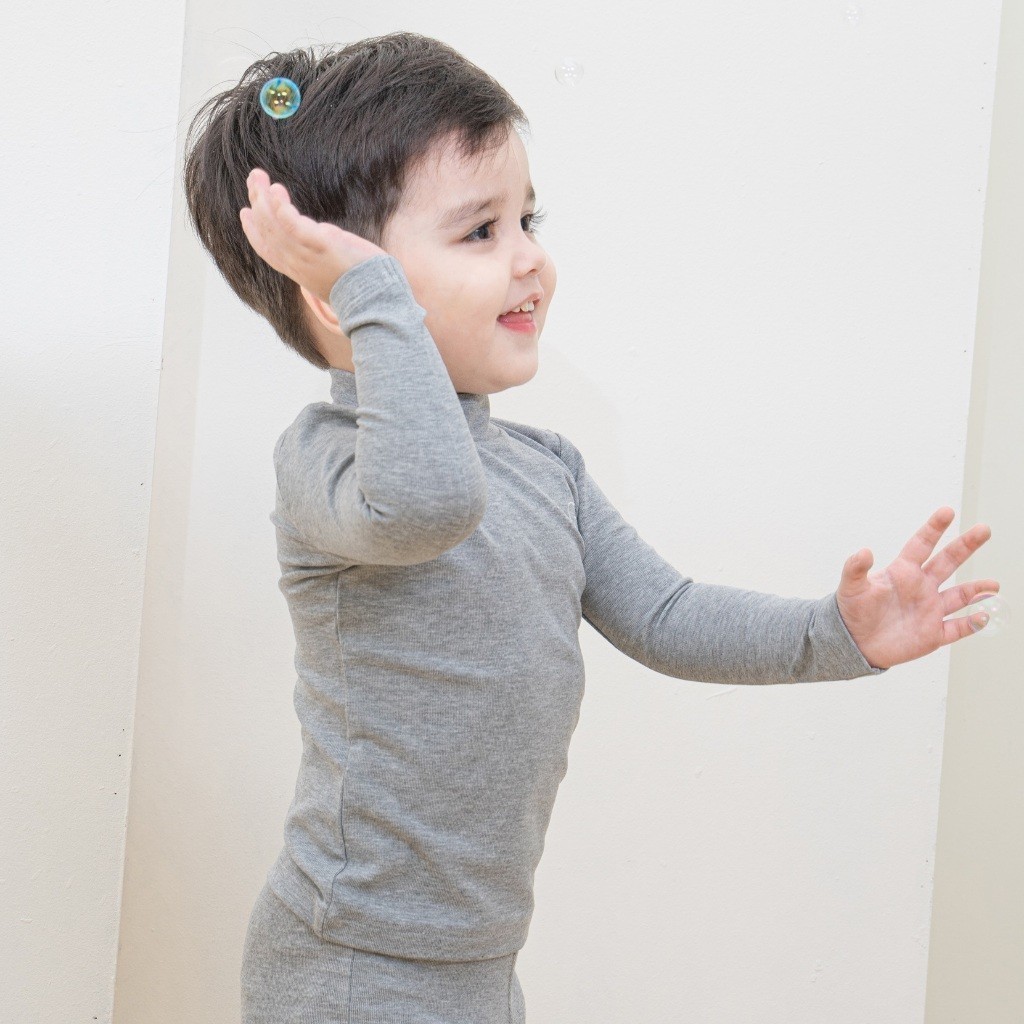 BuBaby Áo giữ nhiệt dài tay cổ 3cm giữ ấm cho bé - Siro BSR310900 | Bu Baby Chính Hãng