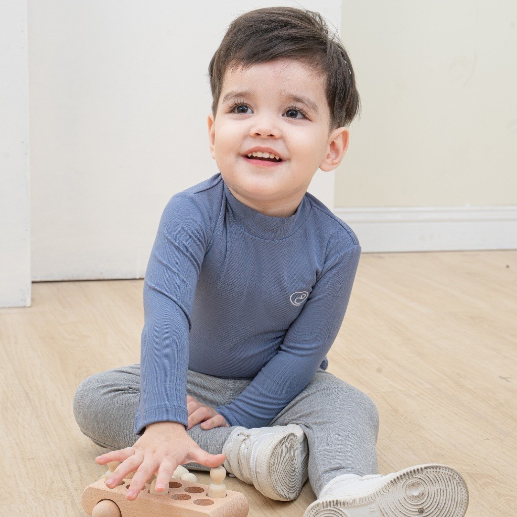 BuBaby Áo giữ nhiệt dài tay cổ 3cm giữ ấm cho bé - Siro BSR310900 | Bu Baby Chính Hãng