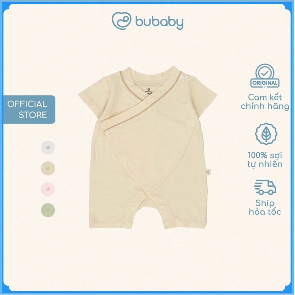 (1M-12M) Body đùi ngắn tay cài chéo, cài giữa Bambus bé trai bé gái BBB230803 BBB230205 BBB230206 | Quần áo chính hãng