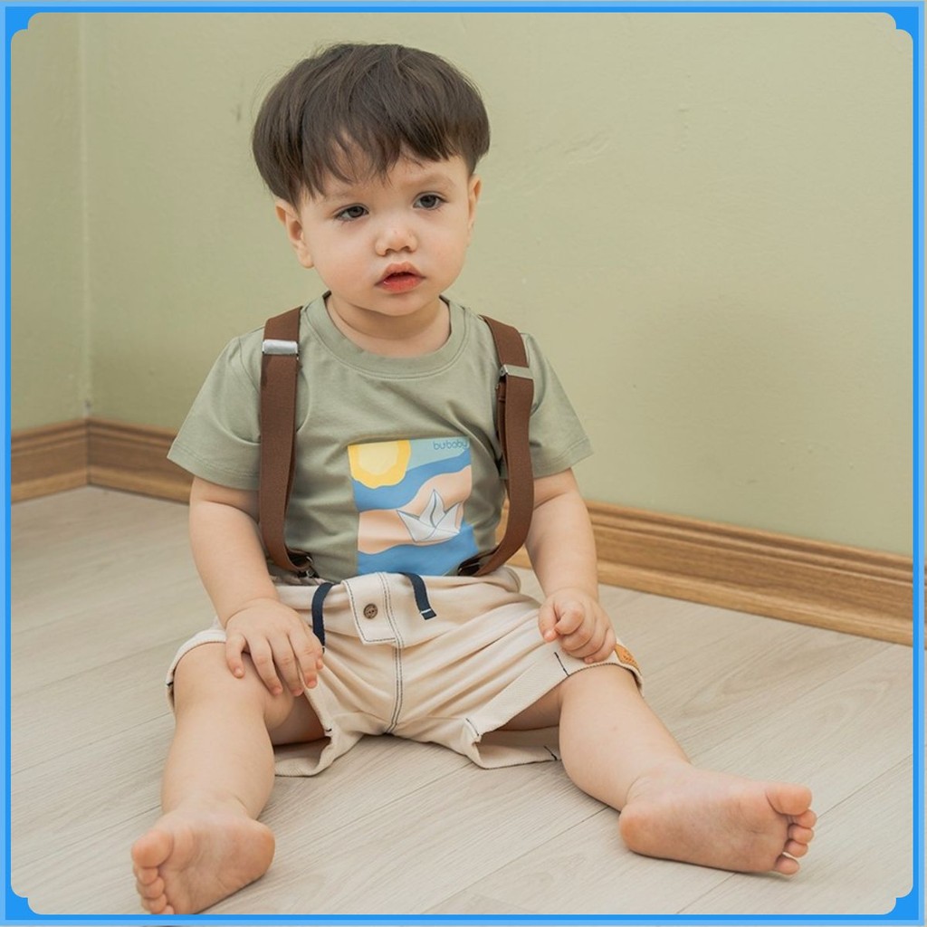 (6M-5Y) Áo ngắn tay cổ tròn Bamco Gami - BBC330406 | Quần áo BU Baby chính hãng