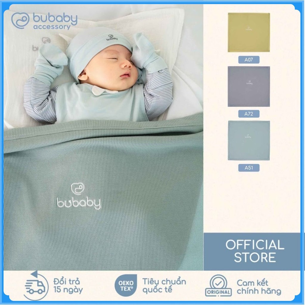 Chăn Bamco Waffle Bubaby ABC080000 | Phụ kiện BU Baby  chính hãng