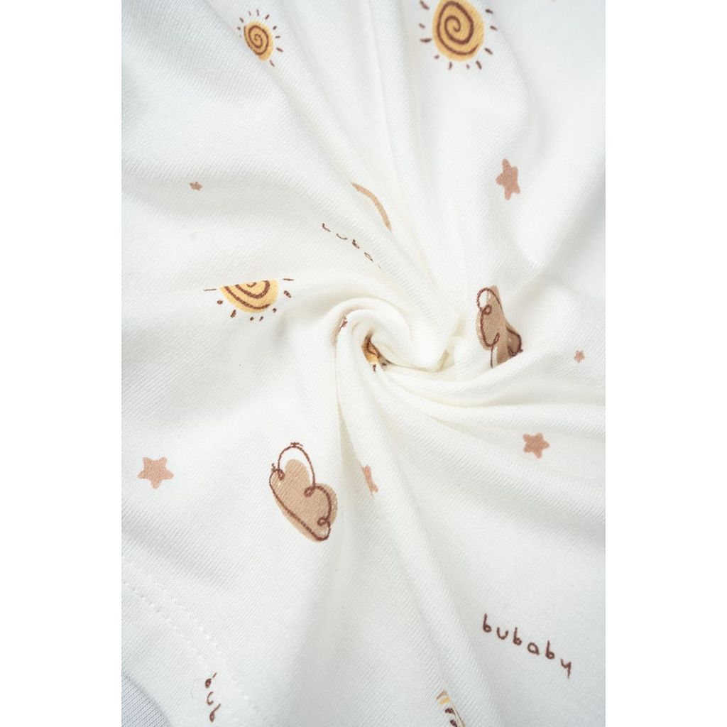 BU Baby (0M-12M) Bộ dài tay cài giữa Little Rainbow Bubaby Viscose IVS1102LR | Body Chính hãng