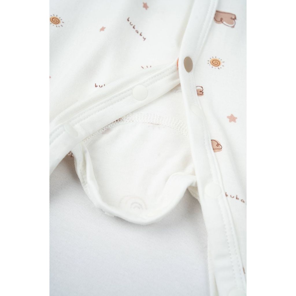 BU Baby (0M-9M) Body dài tay cài giữa Little Rainbow BU Viscose IVS2102LR | Sơ sinh chính hãng
