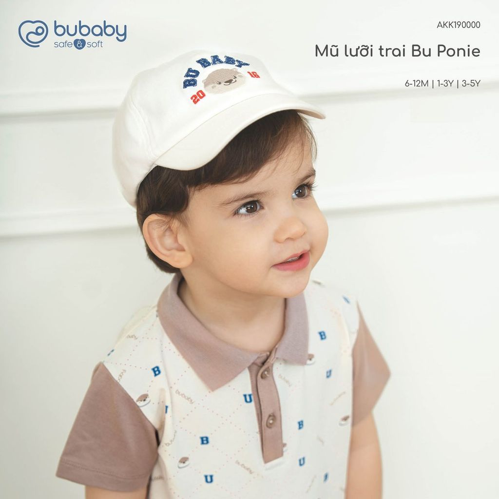 BU Baby (6M-5Y) Mũ lưỡi trai Mũ Bucket BU KaKi - AKK19 | Phụ kiện chính hãng