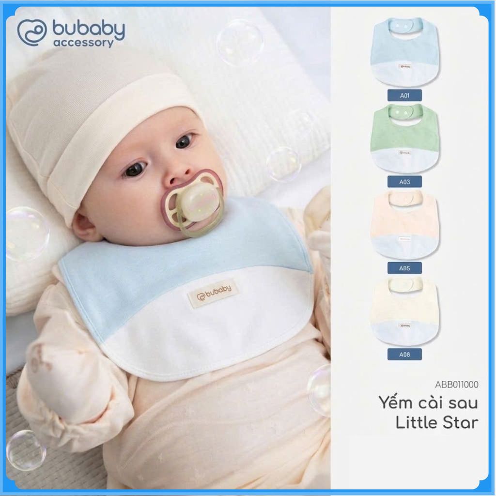 (Freesize) Yếm cài sau cho bé  - Bubaby