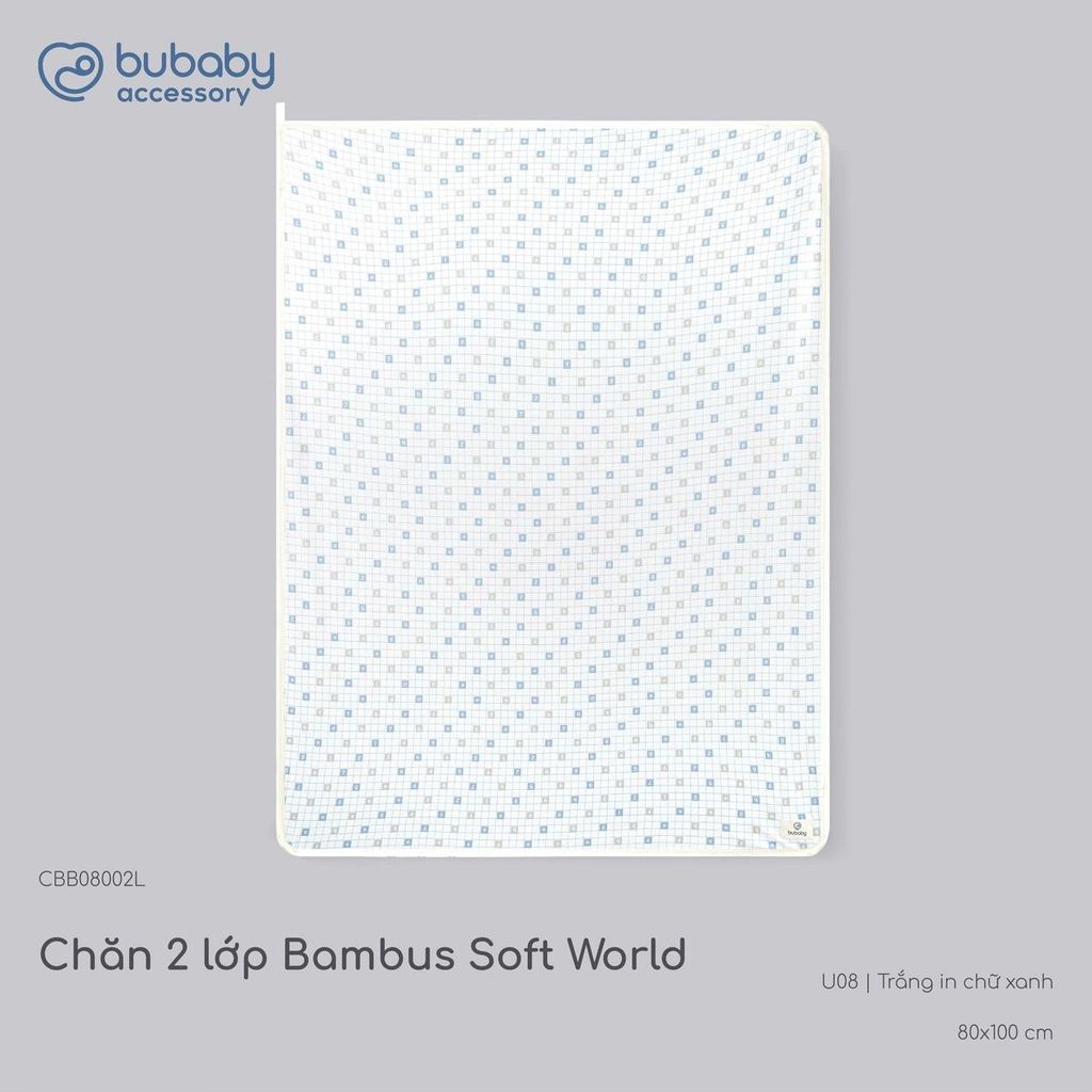 Chăn Bubaby 2 lớp Soft World Chăn Gấu nhỏ Bambus CBB0800 | Phụ kiện chính hãng