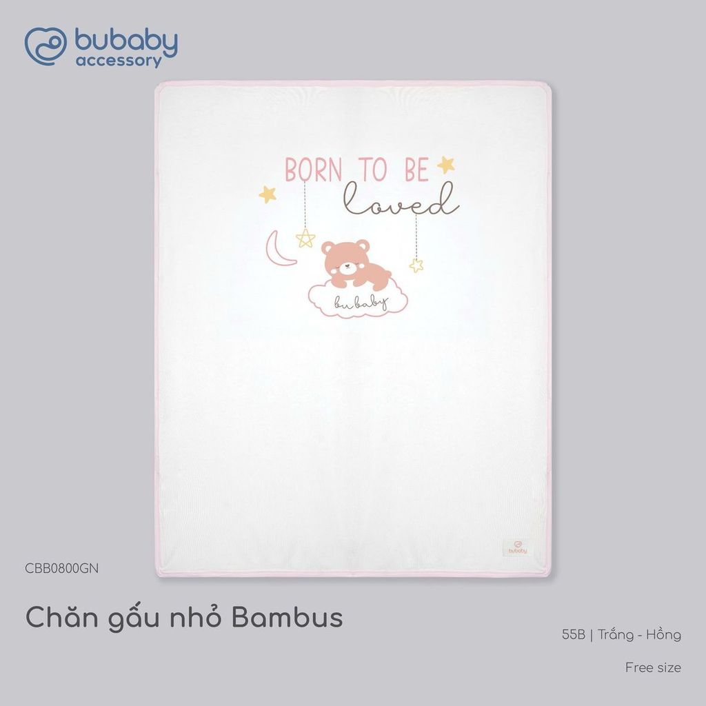 Chăn Bubaby 2 lớp Soft World Chăn Gấu nhỏ Bambus CBB0800 | Phụ kiện chính hãng
