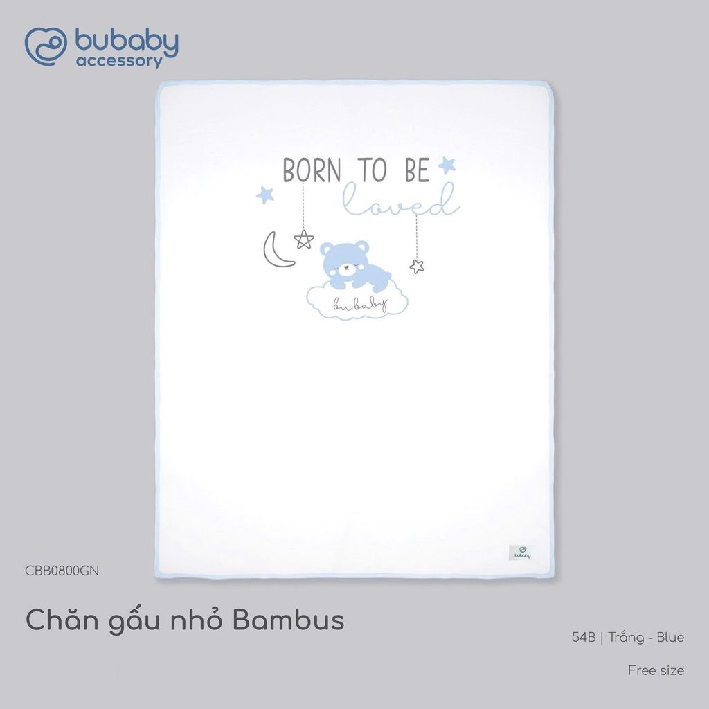 Chăn Bubaby 2 lớp Soft World Chăn Gấu nhỏ Bambus CBB0800 | Phụ kiện chính hãng