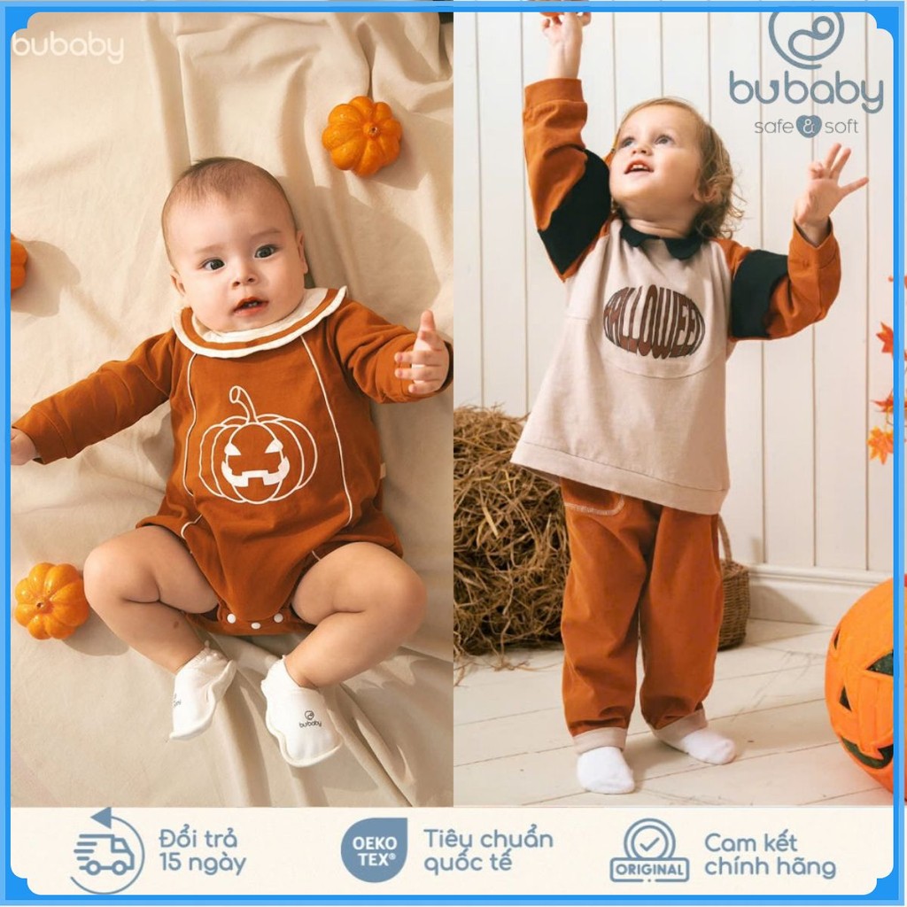 (1M-5Y) Đồ Halloween cho bé trai bé gái Bubaby Cotton BCT1103HL | Quần áo BU Baby chính hãng
