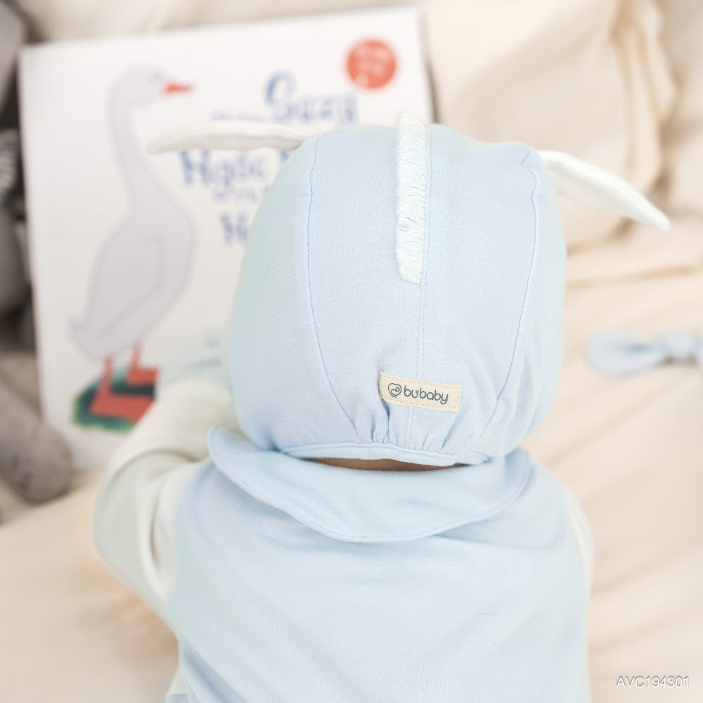 BU Baby Set phụ kiện Yếm Giả vest, Mũ Bonnet Little Pony, Bao tay bao chân bé trai BU Baby AVC01 | Phụ kiện chính hãng