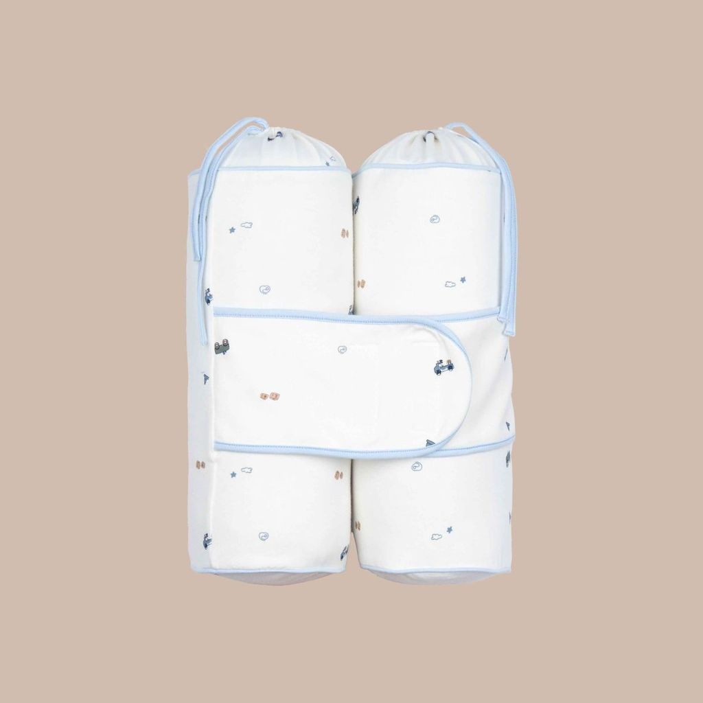 BU Baby Set Phụ kiện Chăn, Gối, Gối chặn cho bé Little Car Bambus CBB080000 | Phụ kiện chính hãng